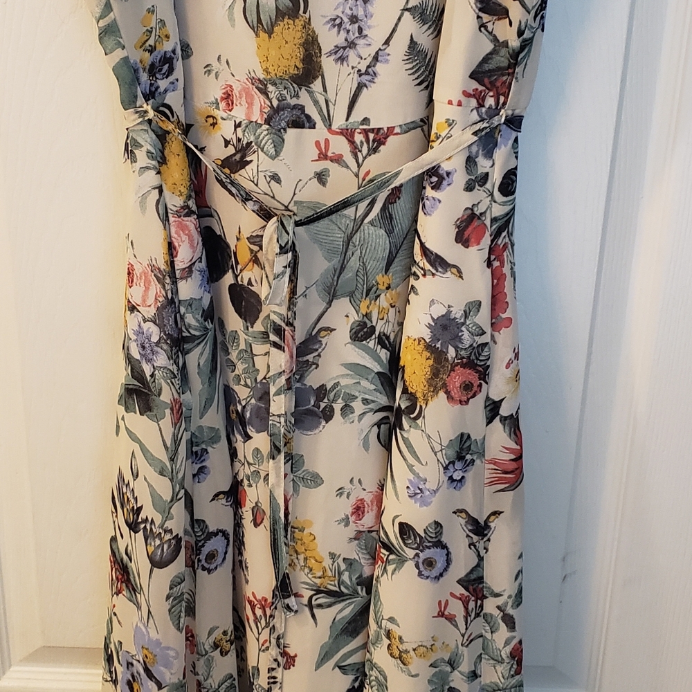 Floral hi low dress